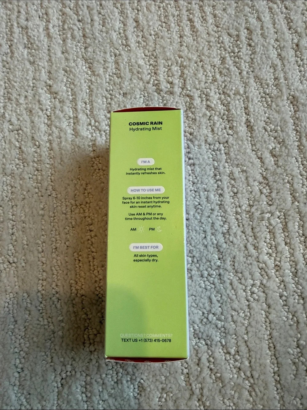 Bubble cosmic rain hydrating mist new in box $15